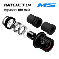Kit de actualización de conversión de trinquete LN MS Micro Spline 12v Freehub 18T 36T 54T con herramientas para buje trasero de bicicleta 370 reemplazo de 3 pares