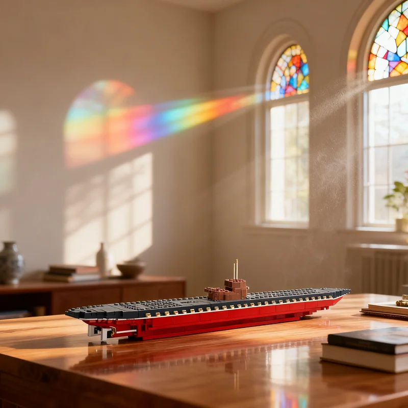 

2653 детали MOC Uboat с хромированием и специальными деталями, конструктор, архитектурные игрушки, рождественские подарки, развивающие игрушки для детей