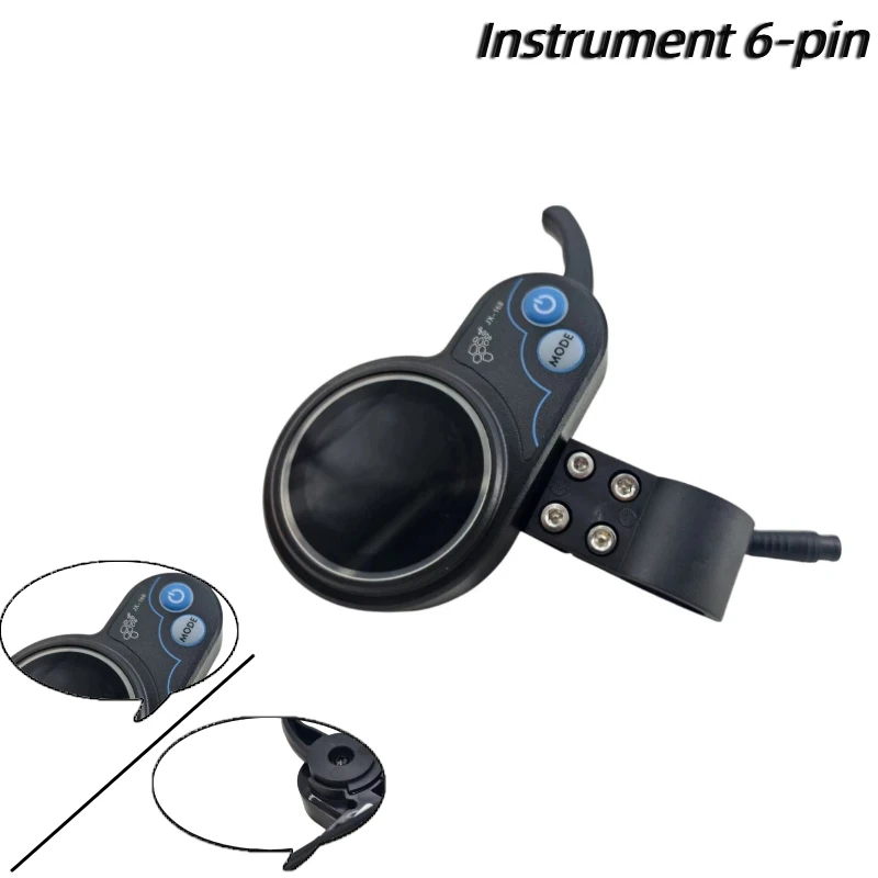 

JX-168 Acceleration Instrument Continental Electric Scooter 36V/48V LCD Screen Governor Instrument Throttle Accessories