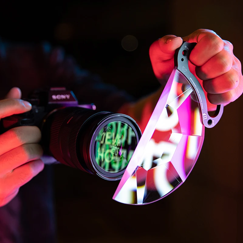 

Handheld Subtle Kaleidoscope Prism Lens79mm 150mm DSLR Filter