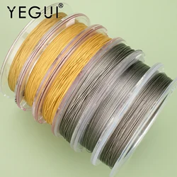 YEGUI MF60,jewelry accessories,Japan stainless steel wire,nickel free,jewelry making,diy bracelet necklace,one roll/lot