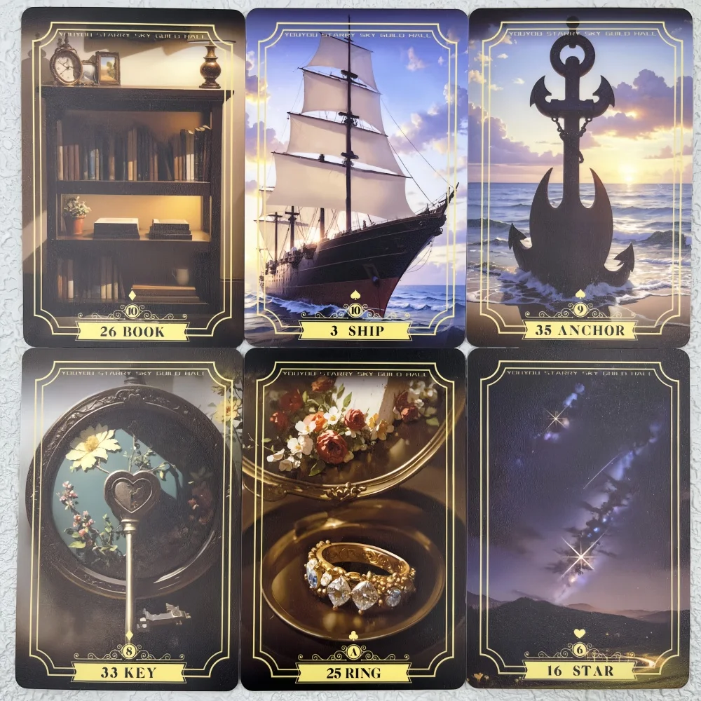 Cartão jk manor lenormand original, material de pvc, à prova d'água, resistente ao desgaste, baralho renomado, fortuna, diga a previsão do futuro jogo de tabuleiro