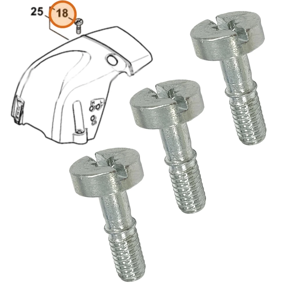 3Pcs Engine Cover Screw For MS311 MS391 9022-319-1300 M6x20 Chainsaw Engine Cover Guard Screw Replacement Parts