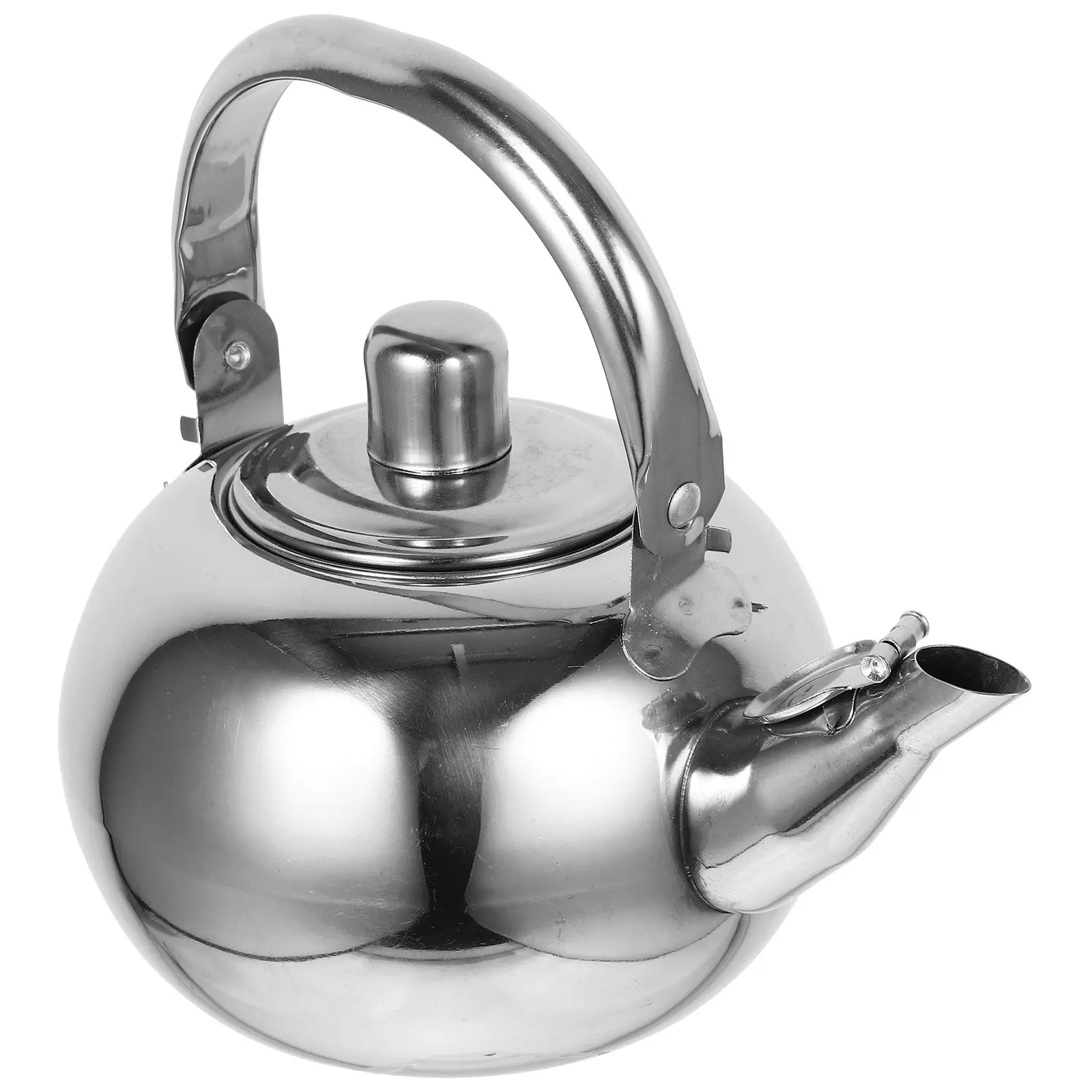 

Stainless Steel Coffee Kettle Tea Kettle for Stovetop Water Boiling Tea Brewing Milk Heating Anti-Scald Handle Filter Kitchen