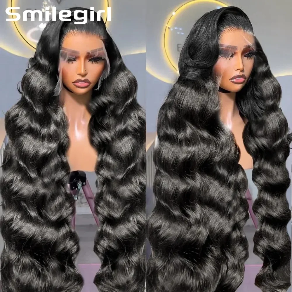 

250 Density Body Wave Human Hair Wigs 13X6 Hd Lace Frontal Wig 40 Inch Hd Lace Front Wigs Brazilian Hair For Women Natural Color