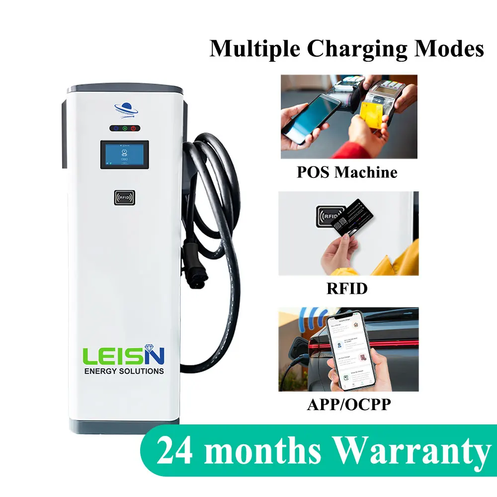 20-40kW DC Fast EV Charger Floor Mounted Electric Vehicle Charging Station CCS2 OCPP Commercial Charging Pile