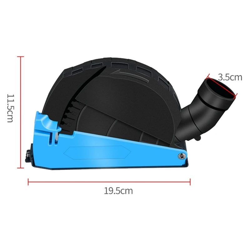Surface Cutting Slotted Dust Shroud Universal 4 Inch To 5 Inch For 100/125 Angle Grinder