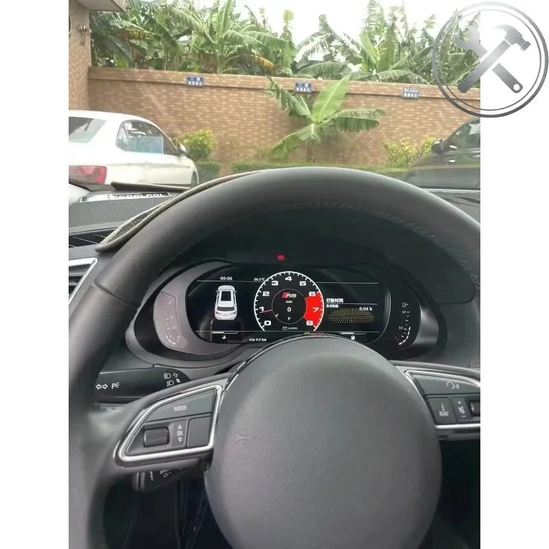 

12.3" LINUX LCD Digital Speed Cluster Retrofit Meter Dashboard Instrument Cluster Auto Parts for Q5 2010-2018 A4 2010-2017