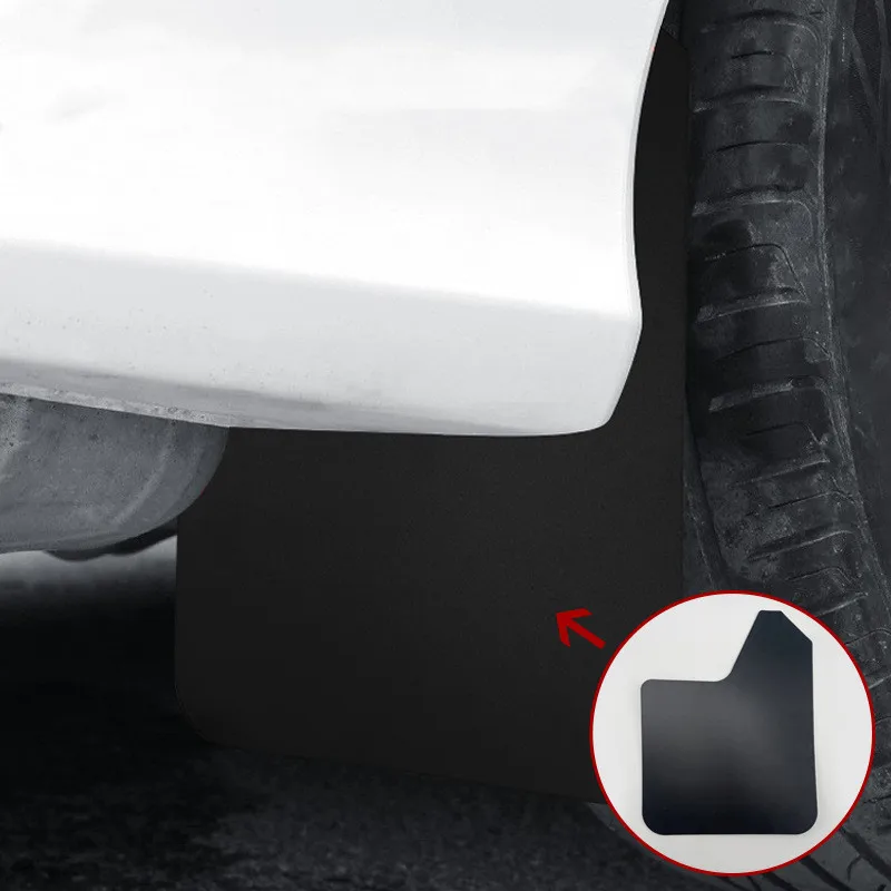 Universal Basic Mud Flaps Set Black