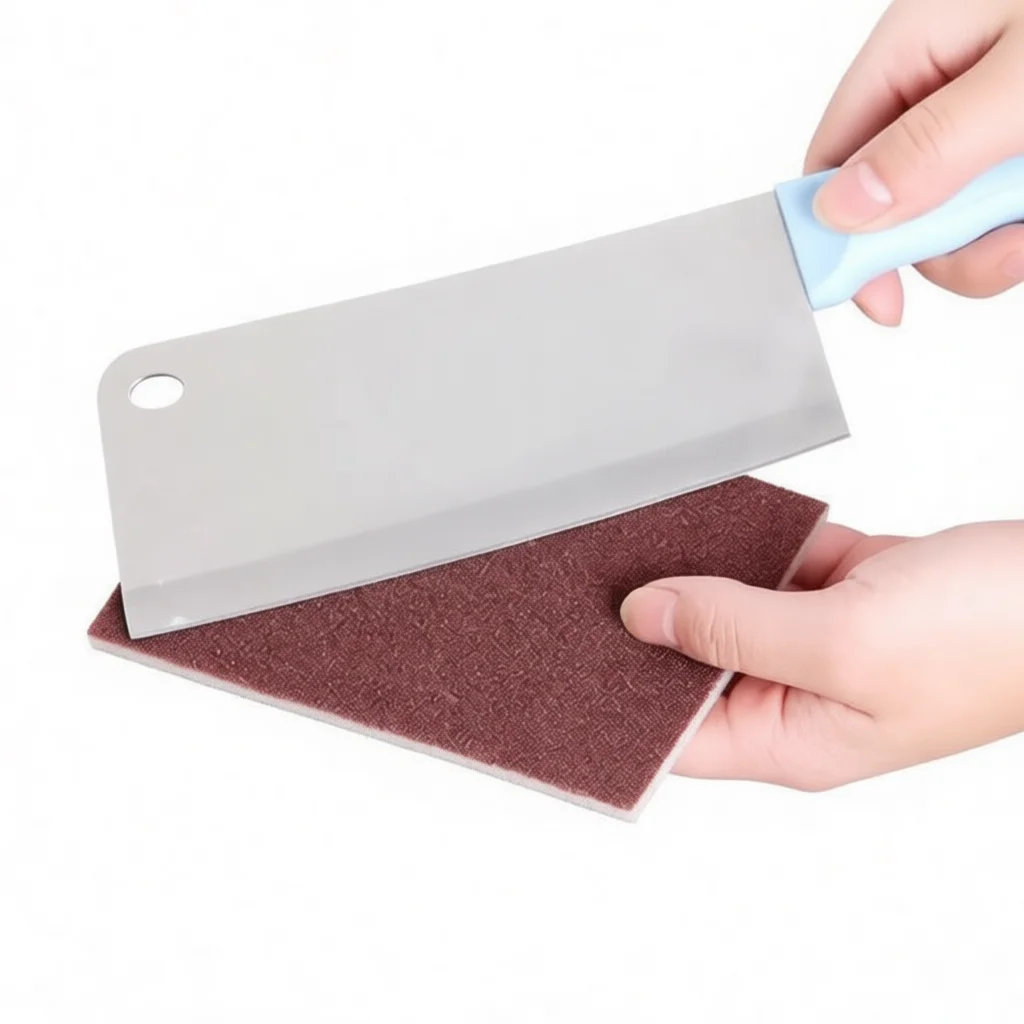 Kitchen Emery Sponge Pad Strong Scouring Cloth Magic Cleaner For Burnt Pot Bottom Heavy Oil Stain Removal Dishwashing Tool