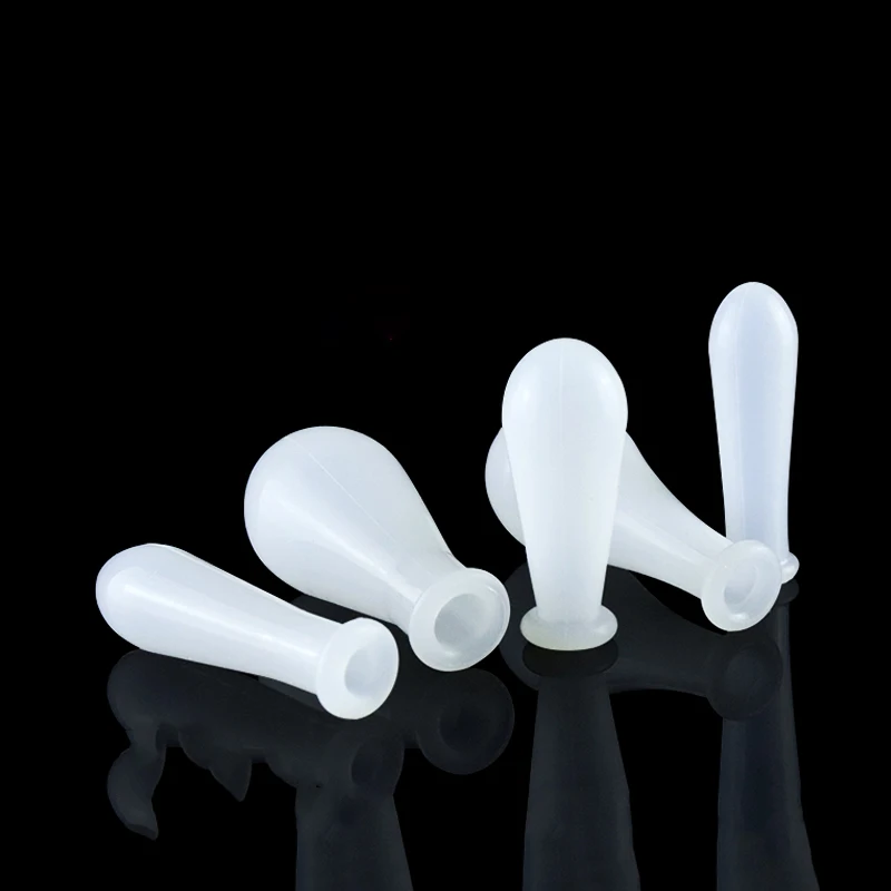 Laboratory white silicone suction ball Water Pipette Ball, silicone suction bulb, cap for glass pipette 2ml, Anti-acid