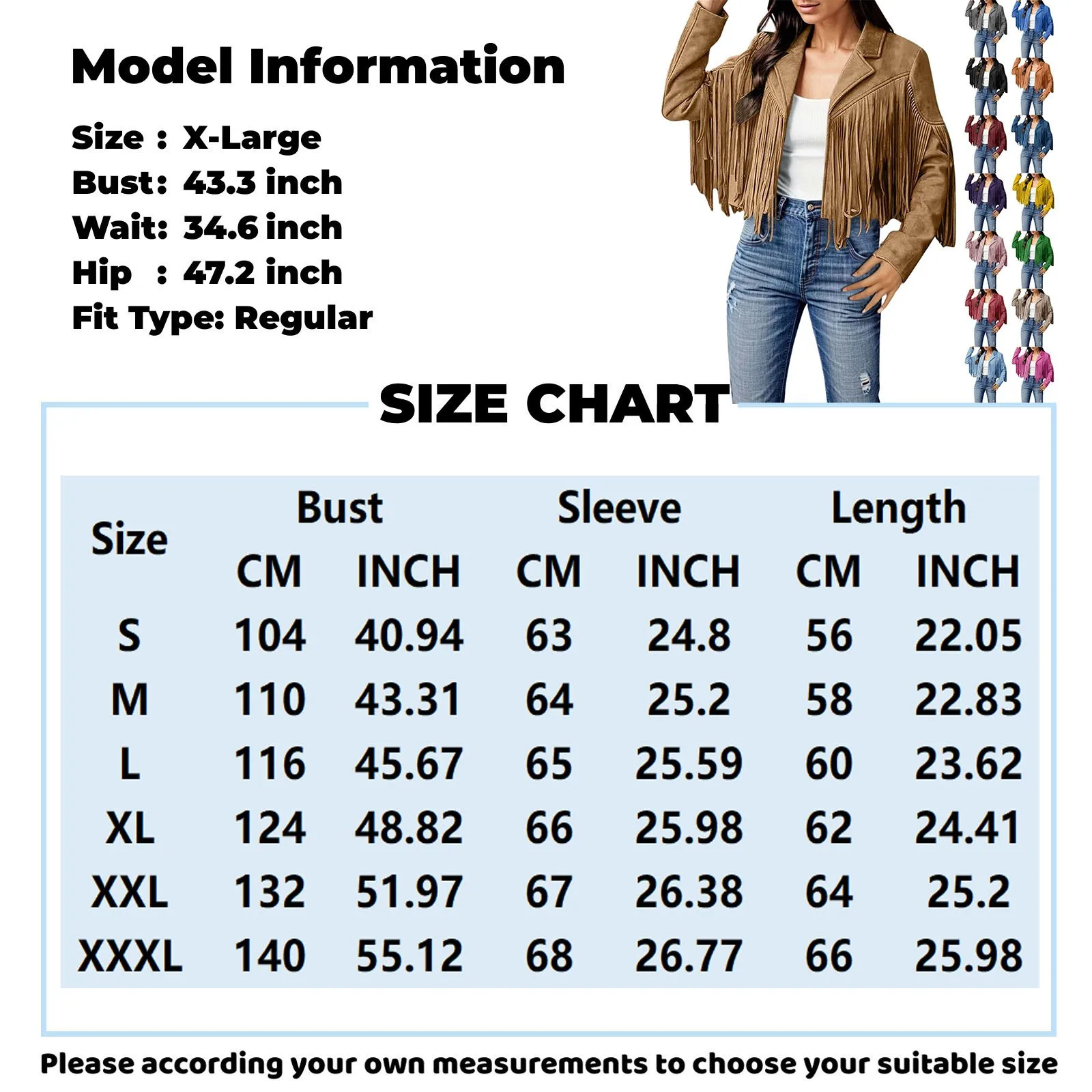 Women Y2k Fringed Hem Tassel Cardigan Crop Tops E-girl Motor Biker Jacket Suede Leather Jacket 90s Vintage Streetwear Coat Cool