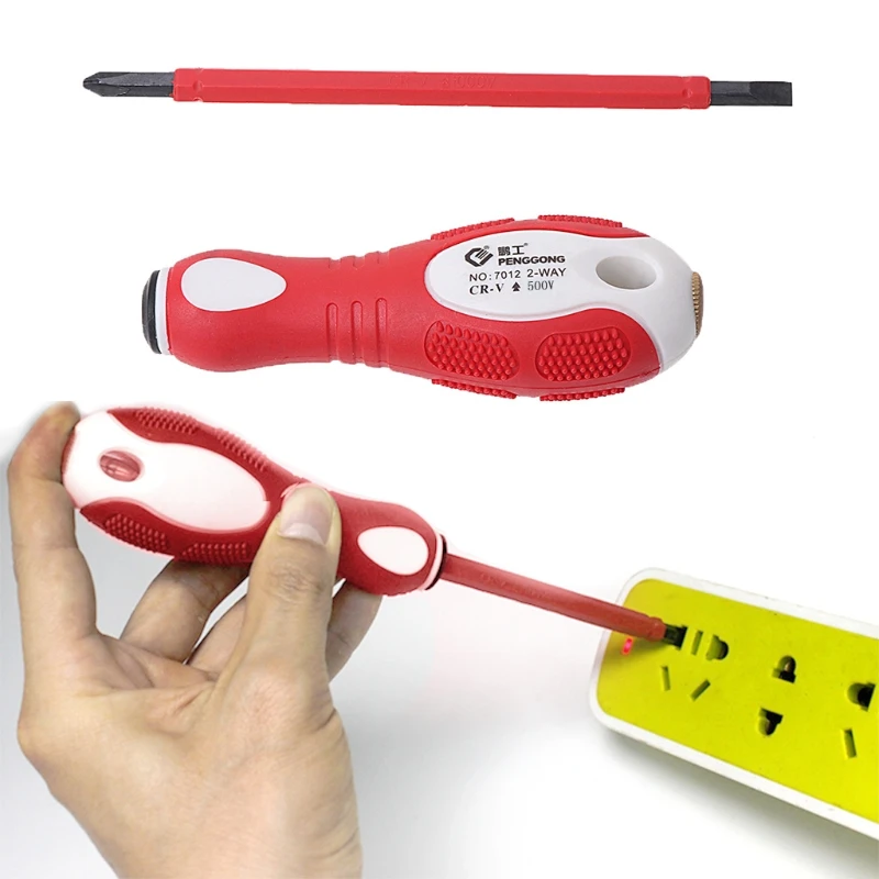 2-In-1 podwójny śrubokręt Tester elektryczny długopis 1000V czujnik napięcia narzędzie