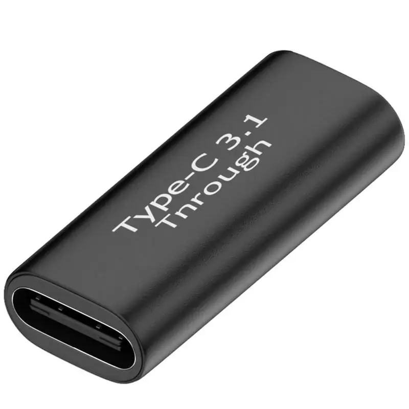 Adattatore USB tipo C convertitore femmina a femmina adattatore di sincronizzazione dati di ricarica USB C portatile cavo di prolunga di tipo C per Tablet telefono