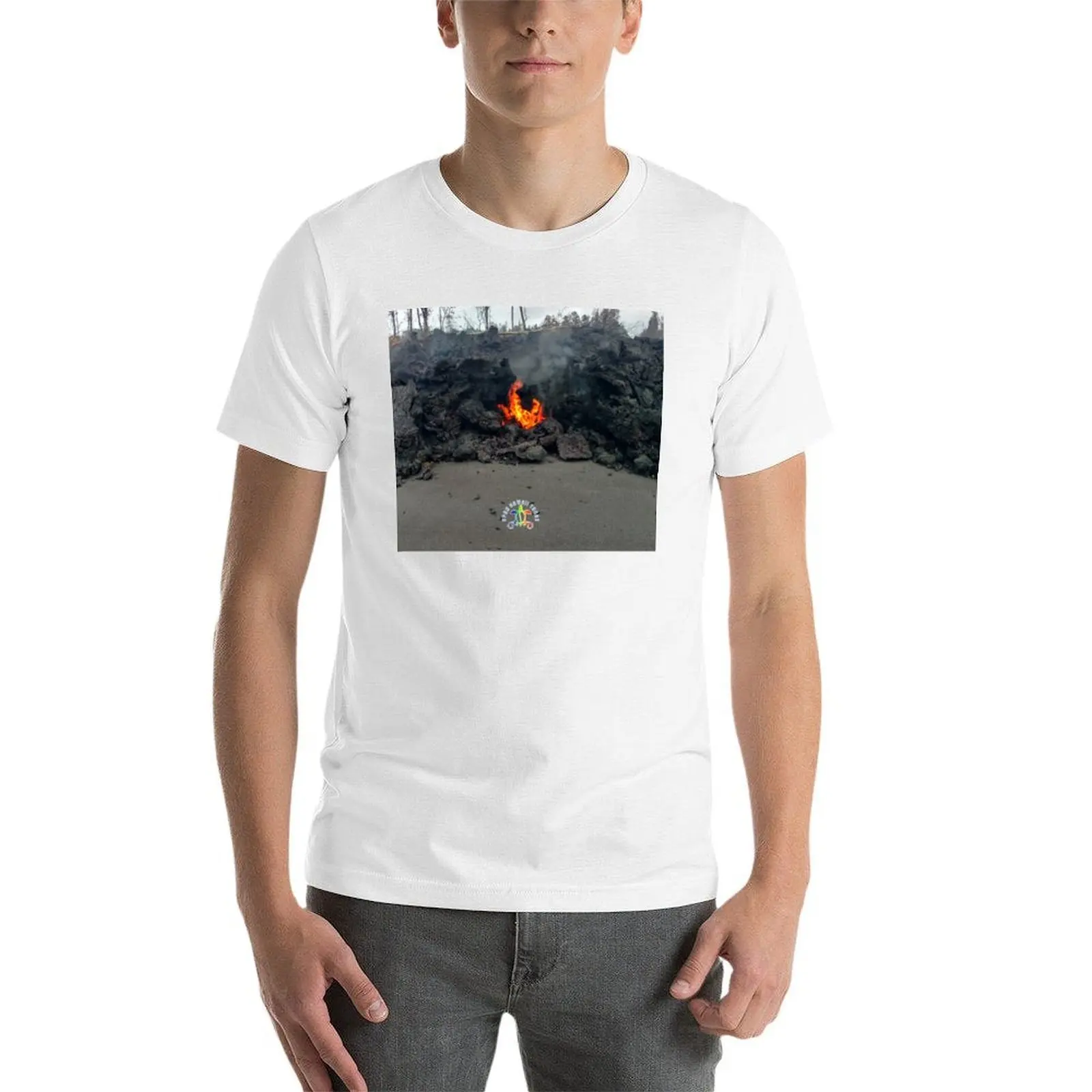 AHT - Leilani Estates Lava Flow تي شيرت رجل تي شيرت فاخر رجل تي شيرت جرافيك تي شيرت رجل عادي تي شيرت