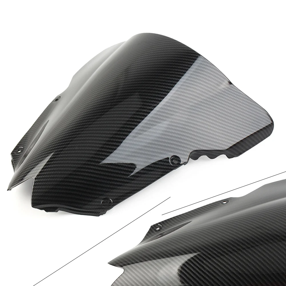 

Carbon Fiber Motorcycle Double Bubble Windscreen Windshield For Yamaha YZF R6 2008 2009 2010 2011 2012 2013 2014 2015 2016