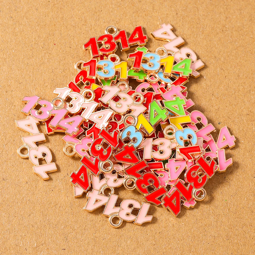 

10pcs Cute Enamel Bee Flower Charms Pendants for Jewelry Making Necklace Earrings DIY Bracelet Accessories Supplies
