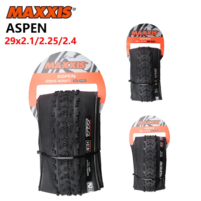 MAXXIS ASPEN Bicycle Tires Original For Off-Road Mountain Bike Vacuum Tires Anti Puncture Tire 29x2.1/2.25/2.4WT EXO/TR Tubeless