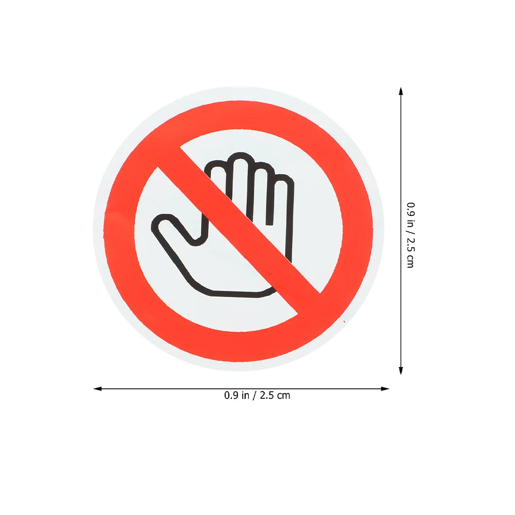 

40pcs Safety Warning Stickers Do Not Touch Decals For Machinery Toolboxes Laptops Industrial Use Peel Stick Vinyl Waterproof