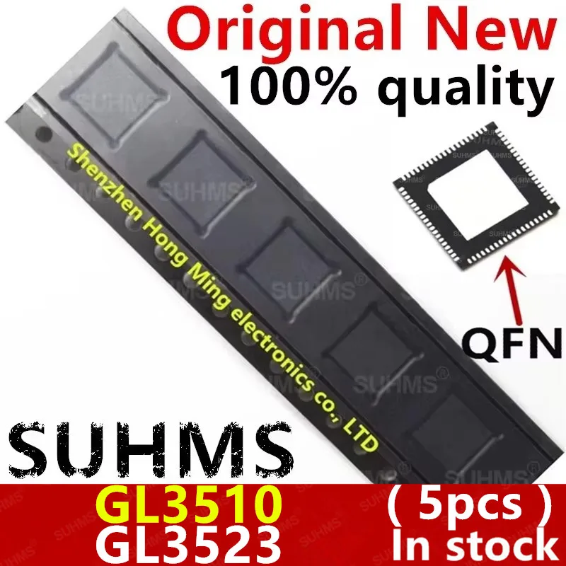 (5piece)100% New GL3510 GL3523 QFN