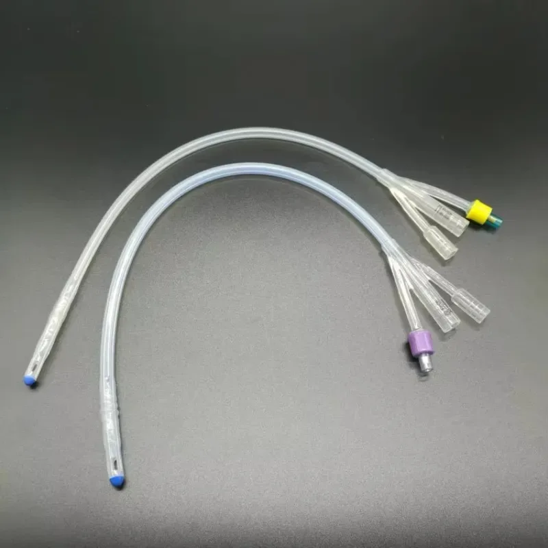 Three-lumen Silicone Balloon Catheter MK09-229 Disposable Sterile Type for Post-operation Bladder Irrigation Treatment