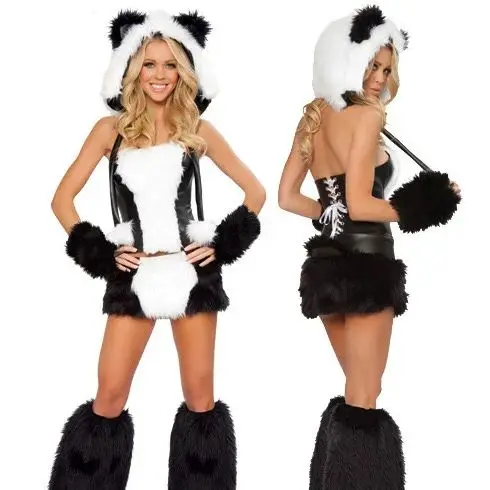 Kung Fu Panda + Hat Cosplay furry animal set