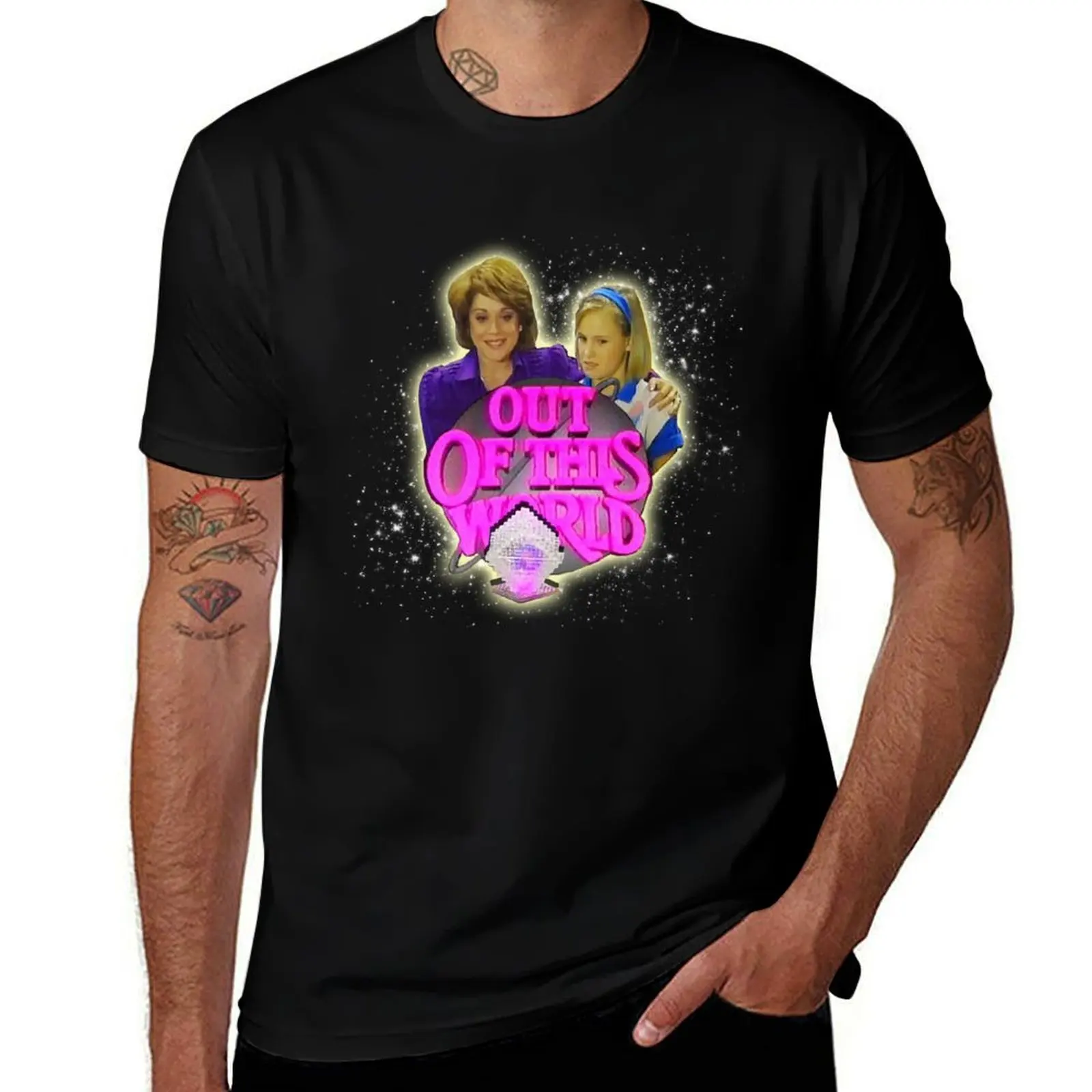 Retro 90s Out of this World Evie and Mom Thowback tribute T-Shirt quick-drying anime figures plain t shirts for men cotton