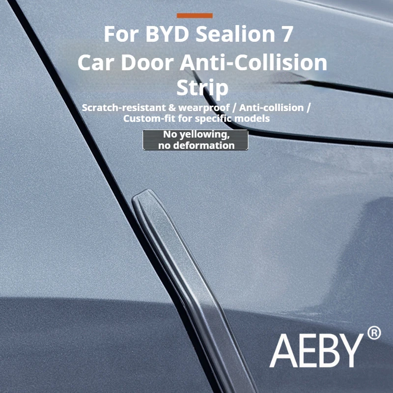 

AEBY For BYD Sealion 7 2024 Car Door Protector Strip Glue Anti-Collision Tape for Door Edge, Automotive Exterior Accessories
