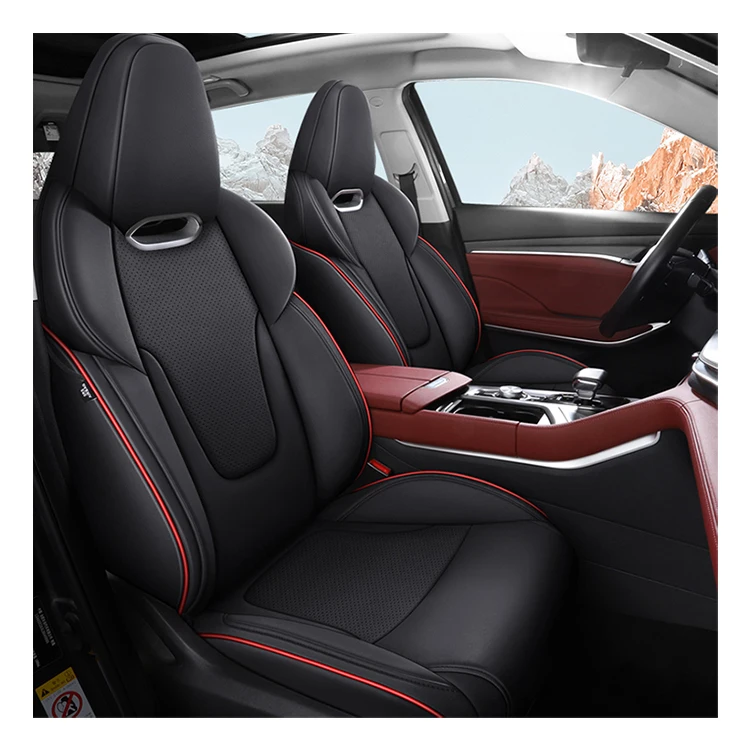 Hot Sale 2023 Waterproof Car Seat Protector Leather Original Full Set Custom Car Seat Cover for Changan CS75 Pluscustom