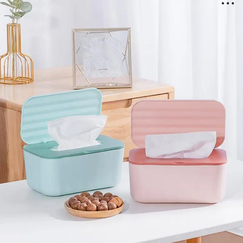 Dispensador de toallitas para bebé, estuche para papel higiénico, sellable, multifuncional, a prueba de polvo, para maquillaje de coche y guardería