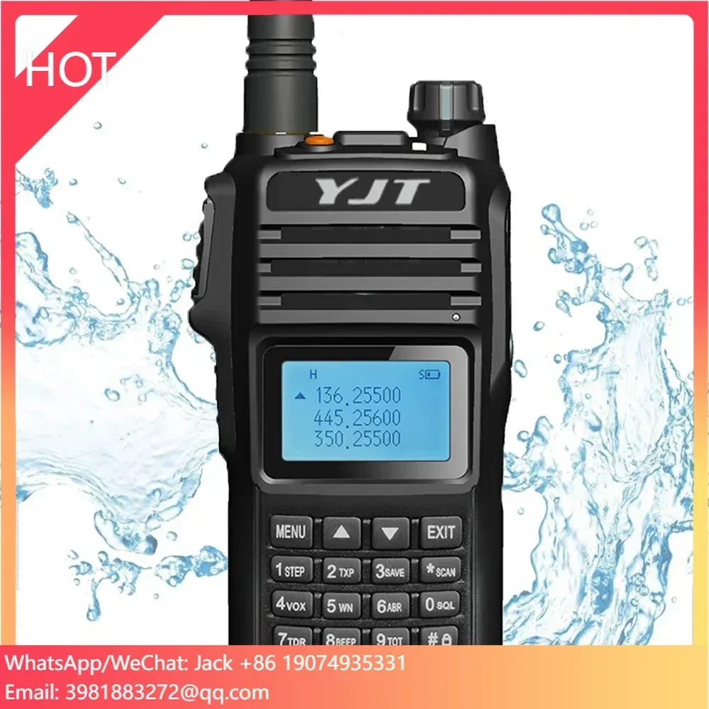 

Waterproof IP68 12W X020 YJT W628 Waterproof Walkie Talkie Tri Band