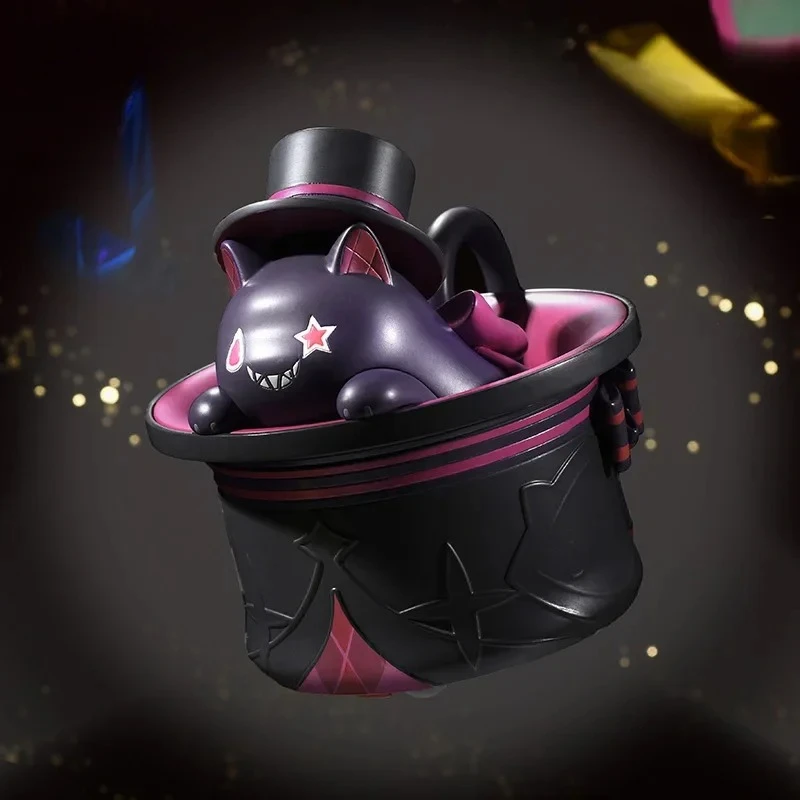 

Genshin Impact official Magic Show Series Lyney Laughing Hat Cat Can Run Toy Cute Figurine Anime Cosplay Gift