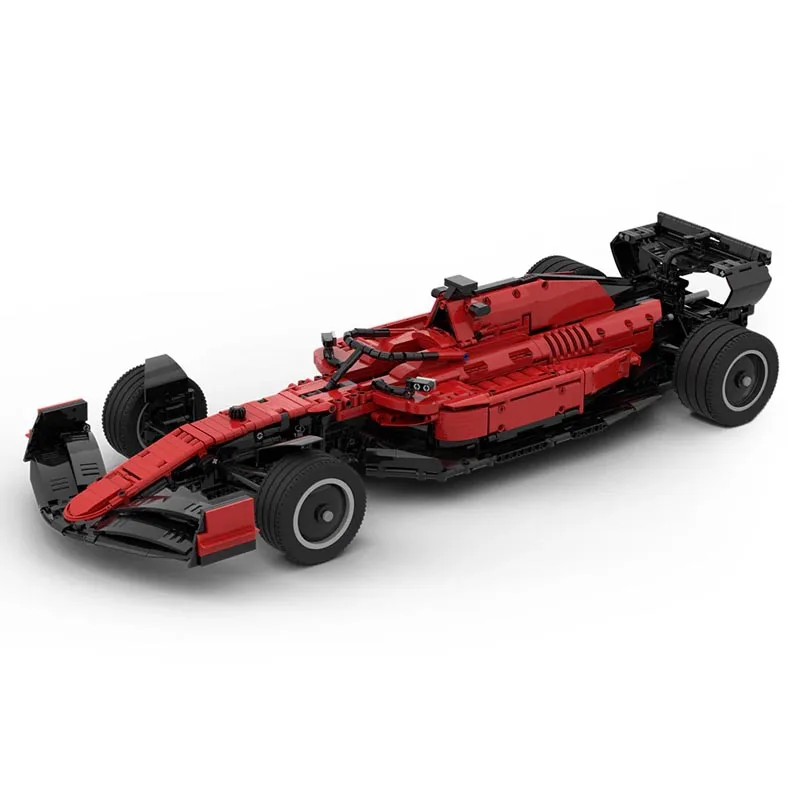 New Technical MOC-138621 SF23 SuperTeam Scale 1:8 SuperRace Car Model Buiding Creators Block Bricks Kids Toys Birthday Gifts