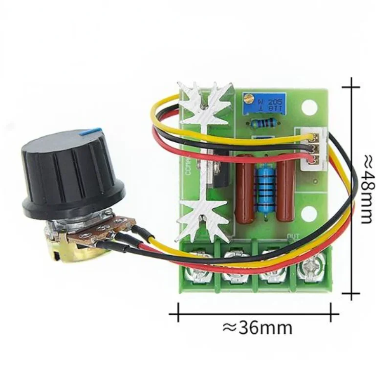 AC 110V 220V 2000W SCR Voltage Regulator Module Dimmer Motor Speed Controller Thermostat Electronic