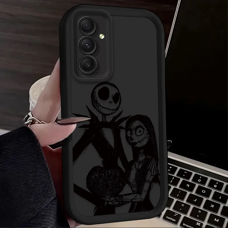 Disney The Nightmare Jack Phone Case for Samsung Galaxy A55 A35 A25 A15 A05 A05S 5G A24 A13 A23 A12 A22 A32 A52 A52S A71 A72 A51