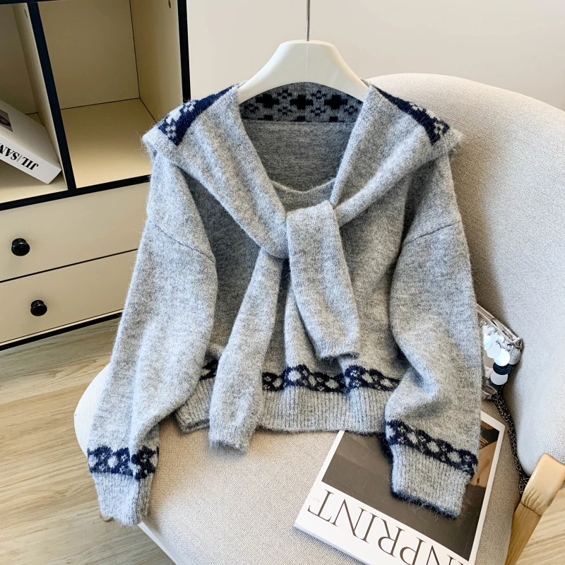 

Sweaters Jumpers Pullovers Womens Winter Clothes For Women Cotton Sweater Wild Look Concert Festival Daily Rock Band Alternative