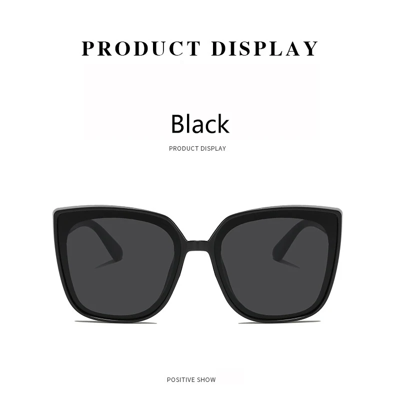 Vielseitige Hochwertige Übergroße Sonnenbrille Unisex Täglicher Arbeitsweg Sonnenschutz UV-Schutz Brille 1180 – Detail 7