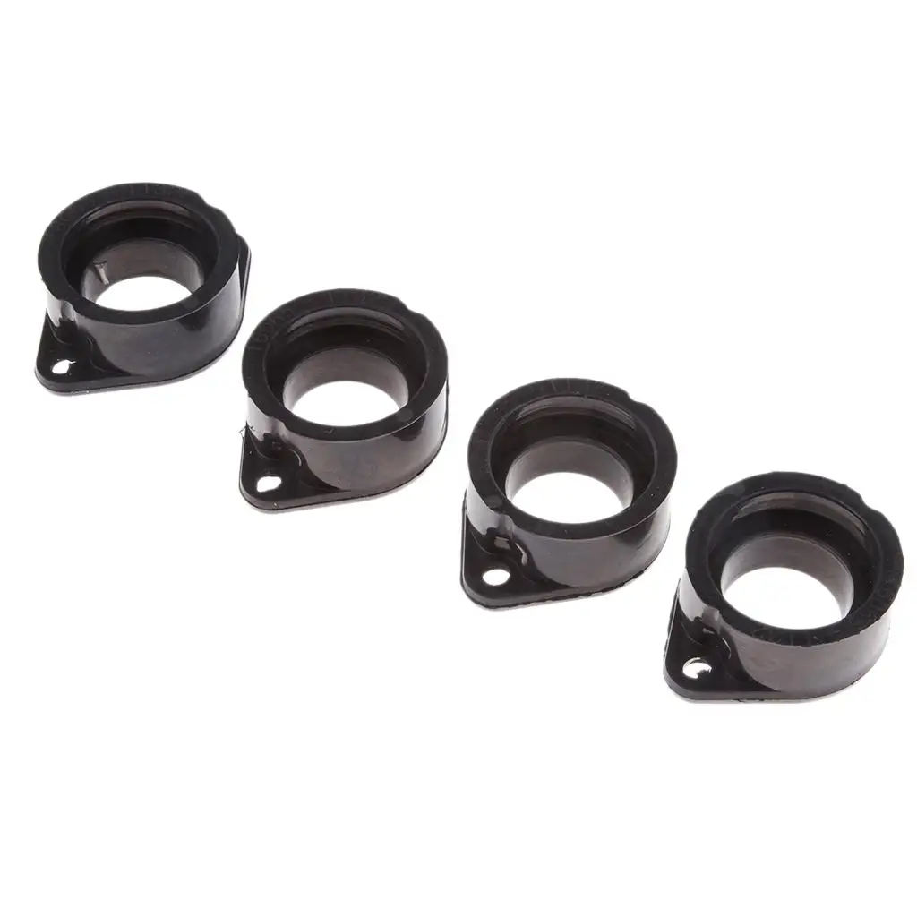 4x Carb Intake Carburetor Interface Adapter for KAWASAKI KZ750-H1 LTD 1980