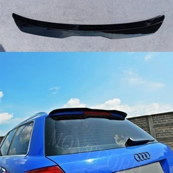 Rear Roof Lip Spoiler For AUDI S4 B6 AVANT ABS Plastic Gloss Black Car Tail Wing Universal Spoiler Wing