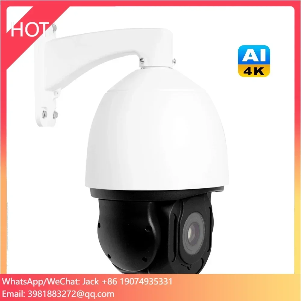 

Guard Tools UNV AI IP Camera 8MP 4K AI Detection Auto Tracking POE PTZ Dome Camera Rotative Professionnel Security Camera