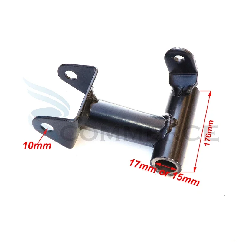 Black Plastic Skis Kit For ATV Go Kart UTV Buggy Quad Bike sled Snowmobile front wheel Modified Accessories