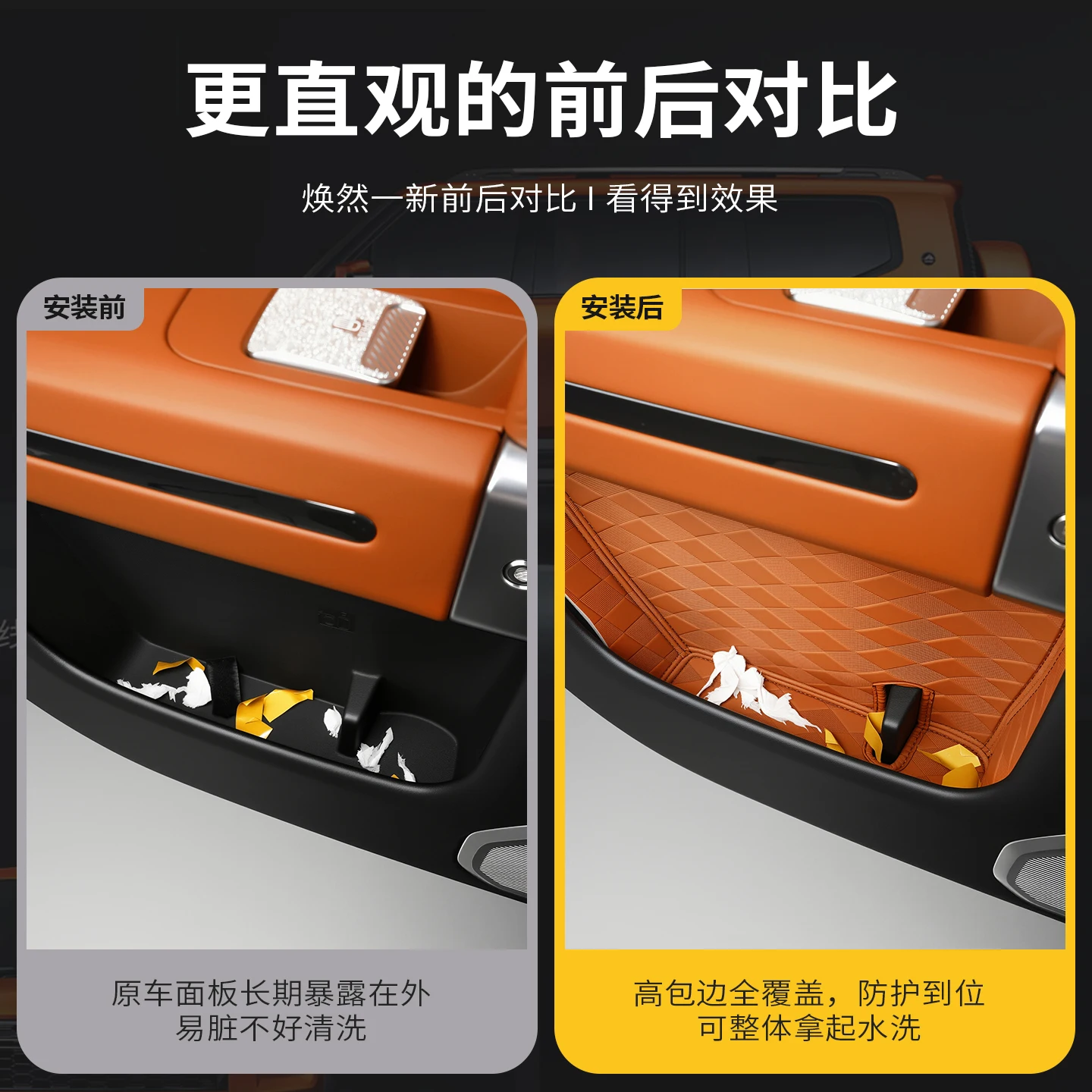 

For JETOUR G700 Car Doors Lower Storage Box Storage Pocket Box Four Door Slot Protective Mat Car Interior Trim Accessories