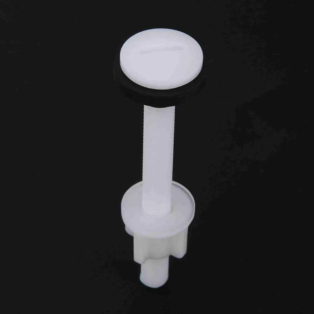 3 Pair White Toilet Water Tank Screw Set Fixing Bolts POM Plastic Rubber Material Toilet Tank Bolts Repair Coupling Kits