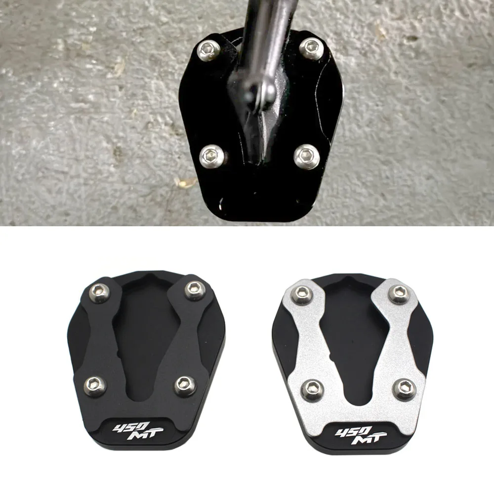 Motorcycles Accessories Foot Side Stand Enlarger Plate Pad Kickstand Extension For CFMOTO 450MT MT450 CF 450 MT 2024 2025