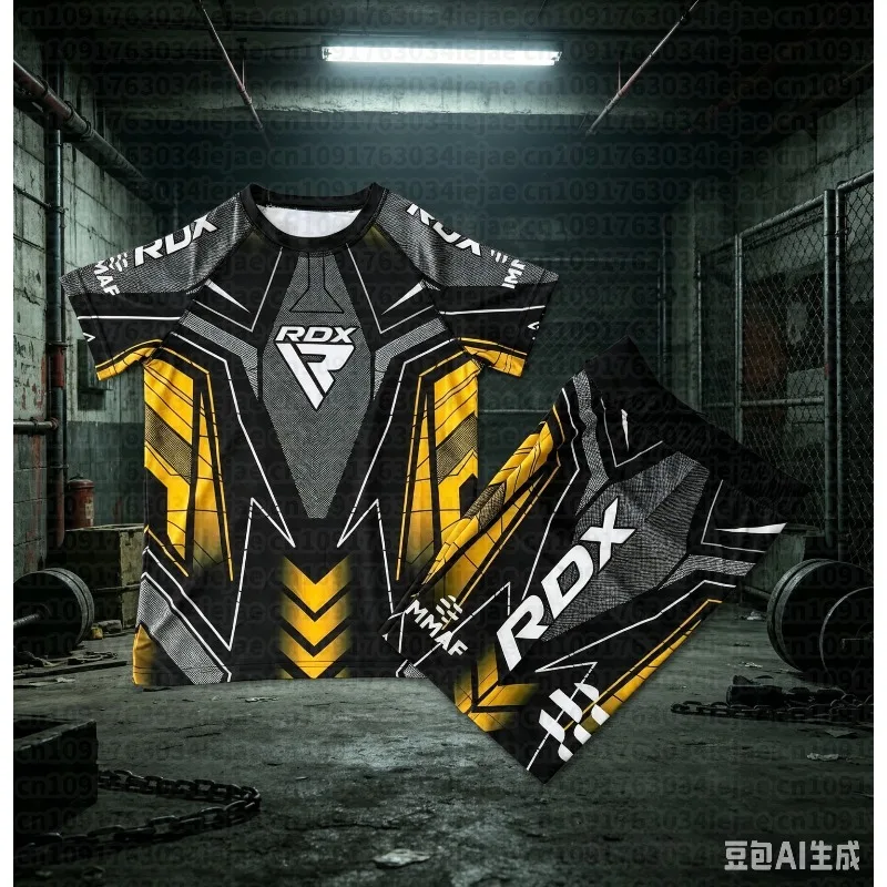 2026 Summer Fighting Competition New Fans Breathable T-shirt Men's Women's Casual Round Neck Short Sleeve Boxing Top