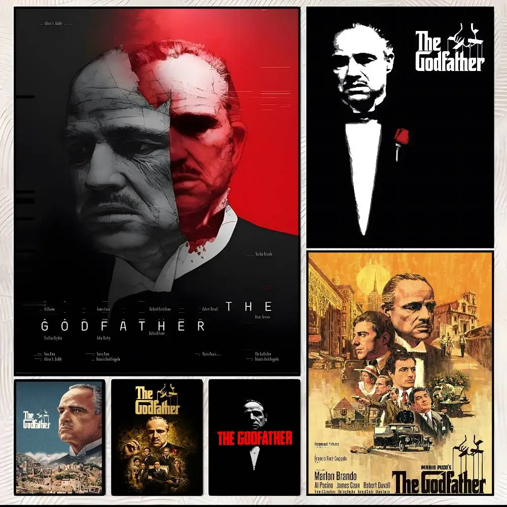 Hot Movie The G-Godfather Poster art sticky wall waterproof home living room bar aesthetic decoration
