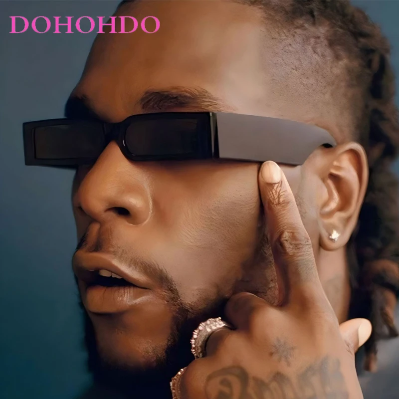 DOHOHDO إطار صغير مستطيل نظارات الموضة 2025 المرأة الرجعية العصرية نظارات شمسية شخصية نظارات باردة UV400 Gafas دي سول