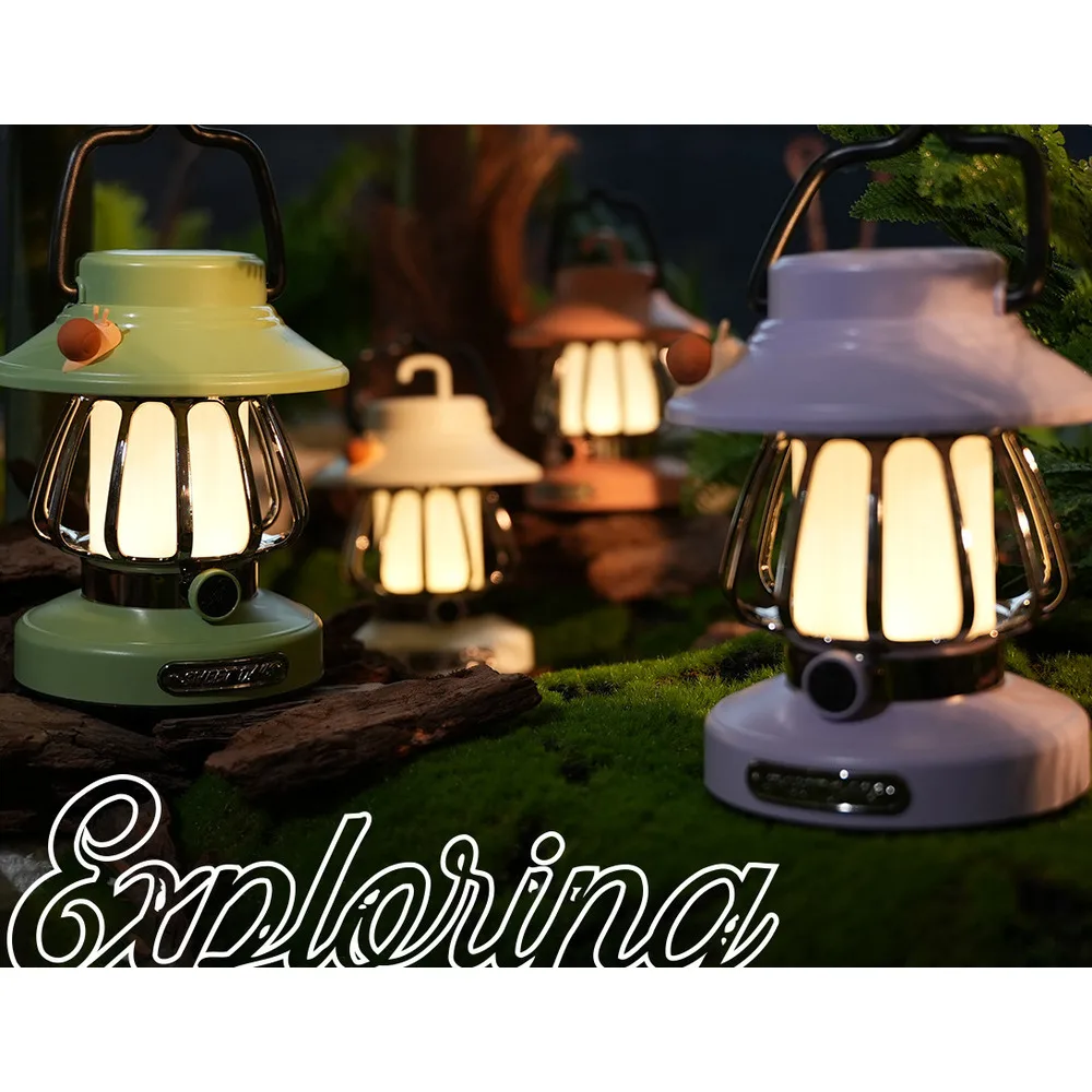Snail Camping Charging Small Night Creative Portable Tent Atmosphere Decoration Light_voghion.com