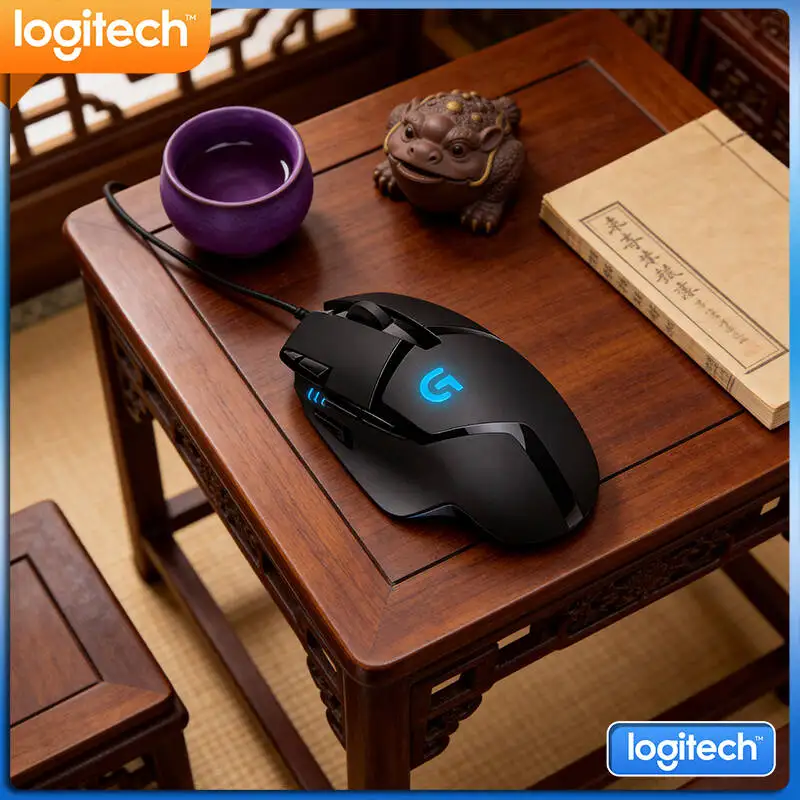 Professional Logitech G402 Gaming Mouse 20M Clicks Durability 500+ IPS Anti-Slip for Competitive Gaming Play