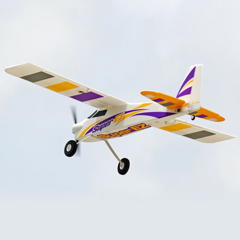 FMSRC RC Airplane Plane 1200mm Super EZ V4 Trainer Beginner With Gyro Floats Optional 3S 4CH PNP Model Hobby Aircraft Avion EPO